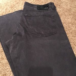 Men’s AG tailored Leg grey pants 33x31